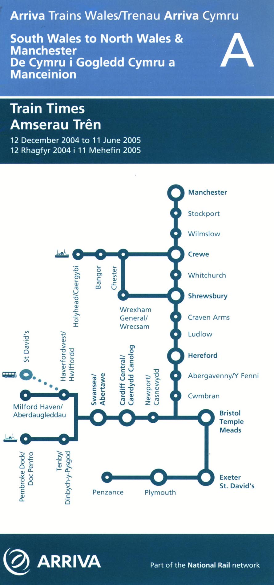 Wales Train Rail Maps